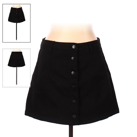 Denim A Line Skirt - Picture 1 of 4